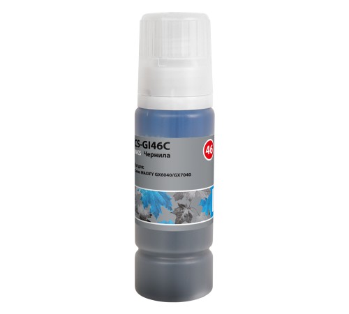 Cactus Чернила CS-GI46C голубой135мл для Canon MAXIFY GX6040/GX7040 Cactus Чернила CS-GI46C голубой135мл для Canon MAXIFY GX6040/GX7040