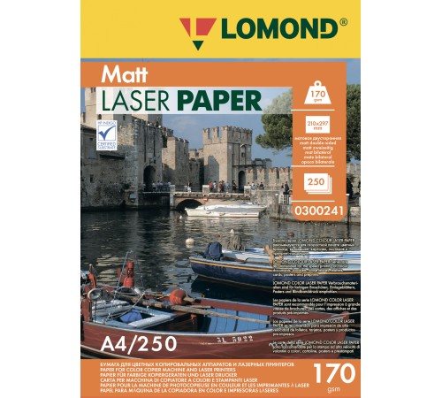 Бумага Lomond Ultra DS Matt CLC 0300241 A4/170г/м2/250л./белый матовое/матовое для лазерной печати Бумага Lomond Ultra DS Matt CLC 0300241 A4/170г/м2/250л./белый матовое/матовое для лазерной печати