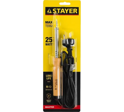 Паяльник Stayer Мастер 55310-25 электрический 25Вт