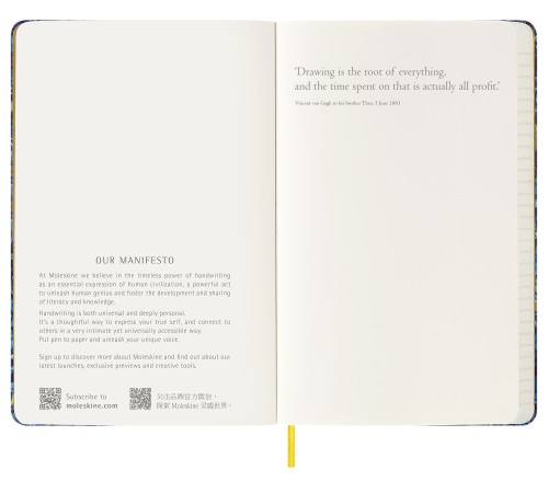 Блокнот Moleskine LIMITED EDITION VAN GOGH MUSEUM SKQP060VANGOGH Large 130х210мм 240стр. линейка твердая обложка синий Блокнот Moleskine LIMITED EDITION VAN GOGH MUSEUM SKQP060VANGOGH Large 130х210мм 240стр. линейка твердая обложка синий