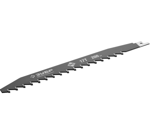 Полотно ЗУБР "ПРОФЕССИОНАЛ" с тв.зубьями для сабельной эл.ножовки по лёгкому бетону; 250/200, 17 зубьев [159770-17]