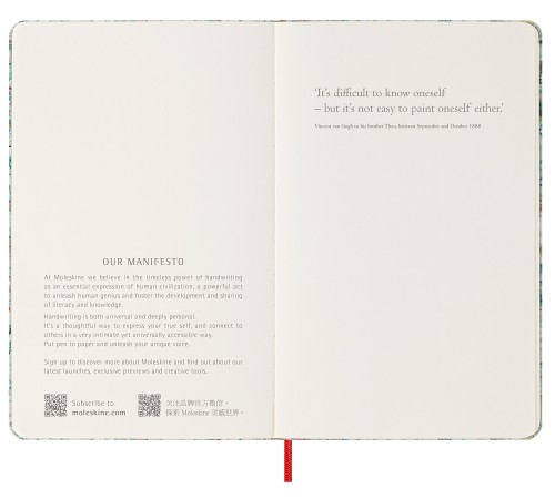 Блокнот Moleskine LIMITED EDITION VAN GOGH MUSEUM SKARTQP063VANGOGH Large 130х210мм 104стр. нелинованный твердая обложка светло-зеленый Блокнот Moleskine LIMITED EDITION VAN GOGH MUSEUM SKARTQP063VANGOGH Large 130х210мм 104стр. нелинованный твердая обложка светло-зеленый