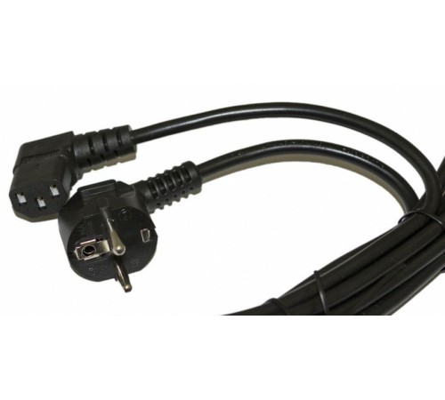 Шнур питания Hyperline PWC-IEC13A-SHM-1.8-BK Schuko-C13 проводник.:3x0.75мм2 1.8м 10А (упак.:1шт) черный