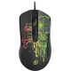 Мышь Оклик 702G черный оптическая (3600dpi) USB для ноутбука (4but)