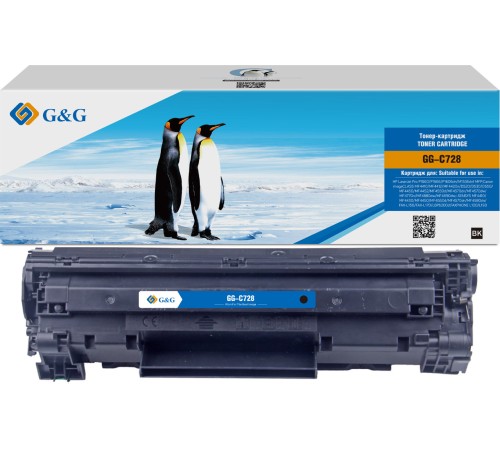 Картридж лазерный G&G GG-C728 черный (2100стр.) для Canon i-Sensys MF4410/4420/4430/4450/4550D/4570/4580