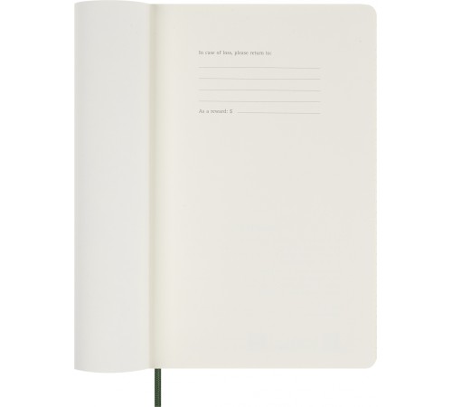 Еженедельник Moleskine CLASSIC SOFT WKNT Large 130х210мм датир.12мес 144стр. мягкая обложка зеленый
