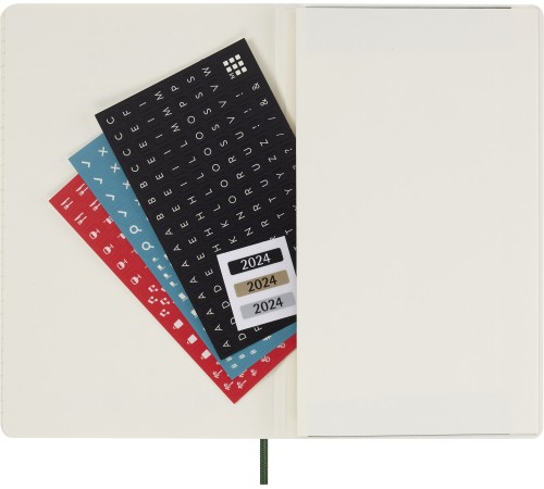 Еженедельник Moleskine CLASSIC SOFT WKNT Large 130х210мм датир.12мес 144стр. мягкая обложка зеленый