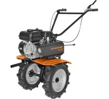 Мотоблок CARVER МТ-7100 [01.006.00039] { 7,0 л.с, усилен. рама, передачи 3/1, рег.руль, фрезы, колеса 4*10 }