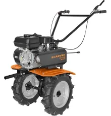 Мотоблок CARVER МТ-7100 [01.006.00039] { 7,0 л.с, усилен. рама, передачи 3/1, рег.руль, фрезы, колеса 4*10 }