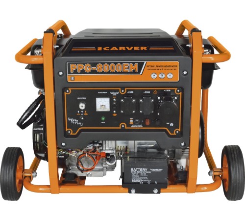 Генератор Carver PPG- 8000ЕM 11кВт