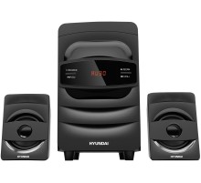 Микросистема Hyundai H-MS1404 черный 30Вт FM USB BT SD