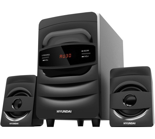 Микросистема Hyundai H-MS1404 черный 30Вт FM USB BT SD Микросистема Hyundai H-MS1404 черный 30Вт FM USB BT SD