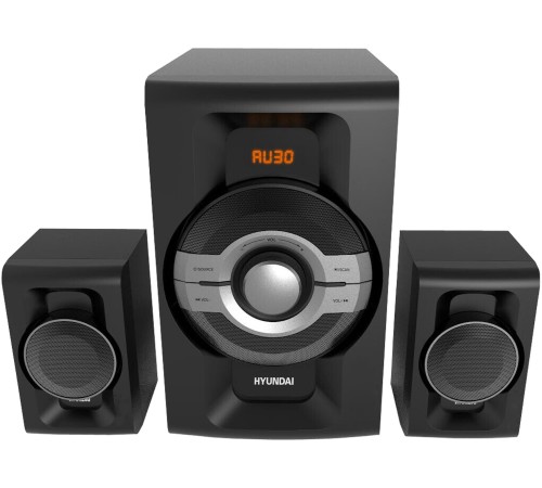 Микросистема Hyundai H-MS1403 черный 60Вт FM USB BT SD Микросистема Hyundai H-MS1403 черный 60Вт FM USB BT SD