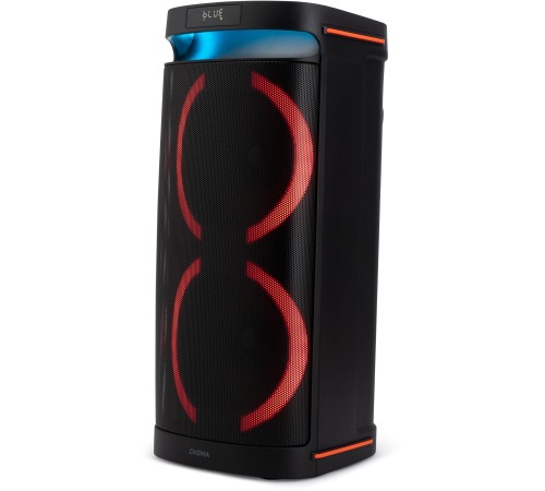 Минисистема Digma D-MC1750 черный 60Вт FM USB BT micro SD
