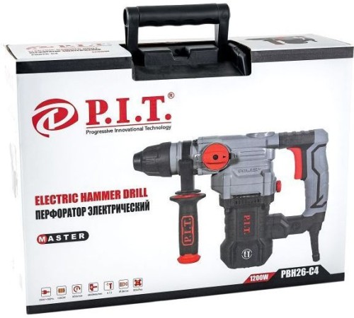 Перфоратор P.I.T. PBH26-C4 патрон:SDS-plus уд.:4.7Дж 1200Вт (кейс в комплекте)