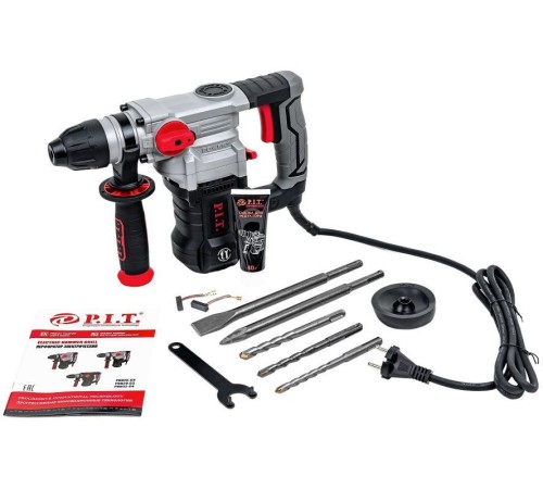 Перфоратор P.I.T. PBH26-C4 патрон:SDS-plus уд.:4.7Дж 1200Вт (кейс в комплекте)