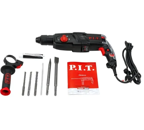 Перфоратор P.I.T. PBH28-C5 патрон:SDS-plus уд.:3.2Дж 1050Вт
