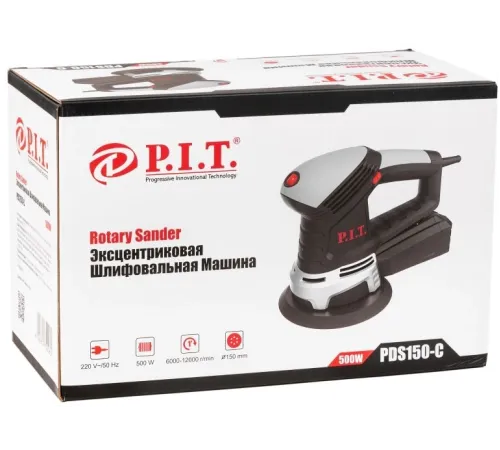 Эксцентриковая шлифмашина P.I.T. PDS150-C 500Вт Эксцентриковая шлифмашина P.I.T. PDS150-C 500Вт