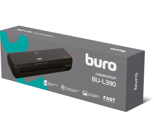 Ламинатор Buro BU-L390 черный A3 (70-125мкм) 30см/мин (2вал.) хол.лам. лам.фото Ламинатор Buro BU-L390 черный A3 (70-125мкм) 30см/мин (2вал.) хол.лам. лам.фото