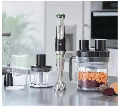 Блендер погружной Braun MQ9185XLI 1200Вт черный