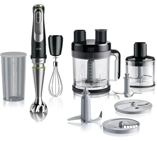 Блендер погружной Braun MQ9185XLI 1200Вт черный