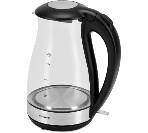 Чайник электрический Starwind SKP3039 1.7л. 2200Вт черный (корпус: стекло) Чайник электрический Starwind SKP3039 1.7л. 2200Вт черный (корпус: стекло)