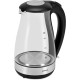 Чайник электрический Starwind SKP3039 1.7л. 2200Вт черный (корпус: стекло)