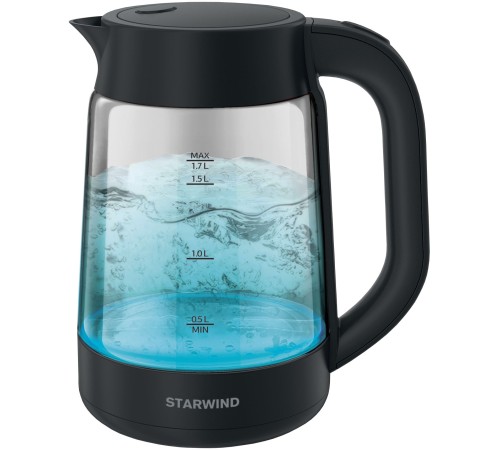 Чайник электрический Starwind SKG4030 1.7л. 2200Вт черный (корпус: стекло) Чайник электрический Starwind SKG4030 1.7л. 2200Вт черный (корпус: стекло)