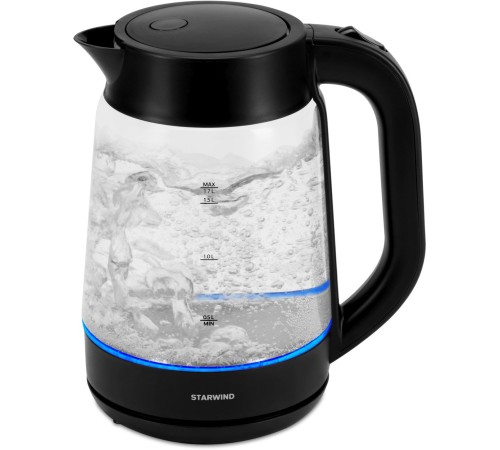 Чайник электрический Starwind SKG4030 1.7л. 2200Вт черный (корпус: стекло) Чайник электрический Starwind SKG4030 1.7л. 2200Вт черный (корпус: стекло)