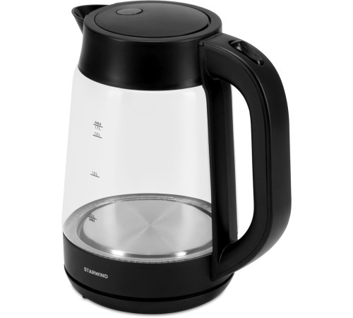 Чайник электрический Starwind SKG4030 1.7л. 2200Вт черный (корпус: стекло) Чайник электрический Starwind SKG4030 1.7л. 2200Вт черный (корпус: стекло)