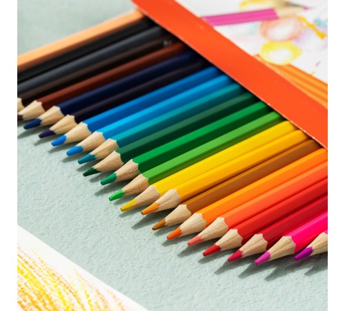Карандаши цв. Deli EC130-12 ColoRun шестигран. дерево 12цв. коробка/европод. (12шт) Карандаши цв. Deli EC130-12 ColoRun шестигран. дерево 12цв. коробка/европод. (12шт)