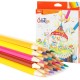 Карандаши цв. Deli EC130-24 ColoRun шестигран. дерево 24цв. коробка/европод. (24шт)