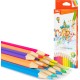 Карандаши цв. Deli EC128-12 ColoRun шестигран. дерево 12цв. коробка/европод. (12шт)
