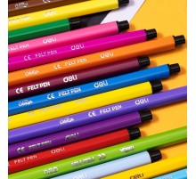 Фломастеры Deli EC156-24 24цв. пластиковая туба