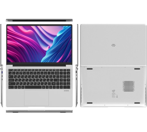 Ноутбук Digma EVE P5851 Pentium Silver N5030 8Gb SSD256Gb Intel UHD Graphics 600 15.6" FHD (1920x1080) Windows 11 Professional silver WiFi BT Cam 5000mAh (DN15N5-8CXW05) Ноутбук Digma EVE P5851 Pentium Silver N5030 8Gb SSD256Gb Intel UHD Graphics 600 15.6" FHD (1920x1080) Windows 11 Professional silver WiFi BT Cam 5000mAh (DN15N5-8CXW05)