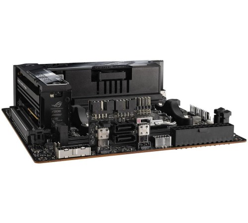 Материнская плата ASUS ROG STRIX X670E-E GAMING WIFI, Socket AM5, X670, 2*DDR5, HDMI + 2xUSB4, 2xSATA3 + RAID, M2, Audio, Gb LAN, USB 3.2, USB 2.0, mIATX; 90MB1B70-M0EAY0 (ROG STRIX X670E-I GAMING WIFI)