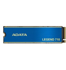 Твердотельный накопитель/ ADATA SSD LEGEND 710, 2048GB, M.2(22x80mm), NVMe 1.4, PCIe 3.0 x4, 3D NAND, R/W 2400/1800MB/s, IOPs 200 000/150 000, TBW 520, DWPD 0.23, with Heat Sink (3 года)