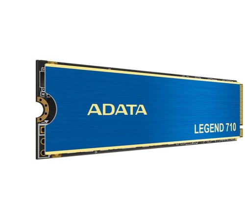 Твердотельный накопитель/ ADATA SSD LEGEND 710, 2048GB, M.2(22x80mm), NVMe 1.4, PCIe 3.0 x4, 3D NAND, R/W 2400/1800MB/s, IOPs 200 000/150 000, TBW 520, DWPD 0.23, with Heat Sink (3 года)