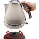 Чайник электрический Delonghi KBOV2001.BG 1.7л. 2000Вт бежевый (корпус: металл)