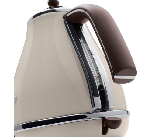 Чайник электрический Delonghi KBOV2001.BG 1.7л. 2000Вт бежевый (корпус: металл) Чайник электрический Delonghi KBOV2001.BG 1.7л. 2000Вт бежевый (корпус: металл)