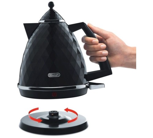 Чайник электрический Delonghi KBJ2001.BK 1.7л. 2000Вт черный (корпус: пластик) Чайник электрический Delonghi KBJ2001.BK 1.7л. 2000Вт черный (корпус: пластик)