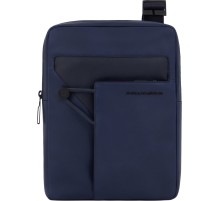 Сумка Piquadro Wollem CA1816W129/BLU синий полиэстер/натур.кожа