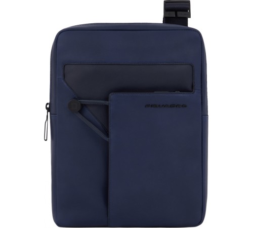 Сумка Piquadro Wollem CA1816W129/BLU синий полиэстер/натур.кожа Сумка Piquadro Wollem CA1816W129/BLU синий полиэстер/натур.кожа
