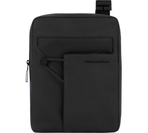 Сумка Piquadro Wollem CA1816W129/N черный полиэстер/натур.кожа Сумка Piquadro Wollem CA1816W129/N черный полиэстер/натур.кожа