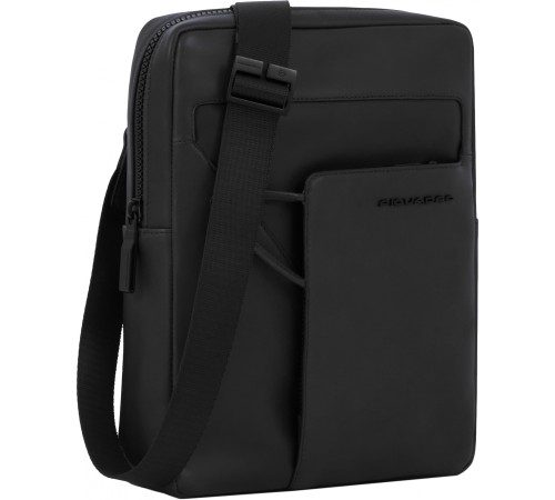 Сумка Piquadro Wollem CA1816W129/N черный полиэстер/натур.кожа Сумка Piquadro Wollem CA1816W129/N черный полиэстер/натур.кожа