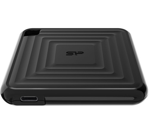 Твердотельный диск 512GB Silicon Power PC60, External, USB 3.2 Type-C [R/W - 540/500 MB/s] черный