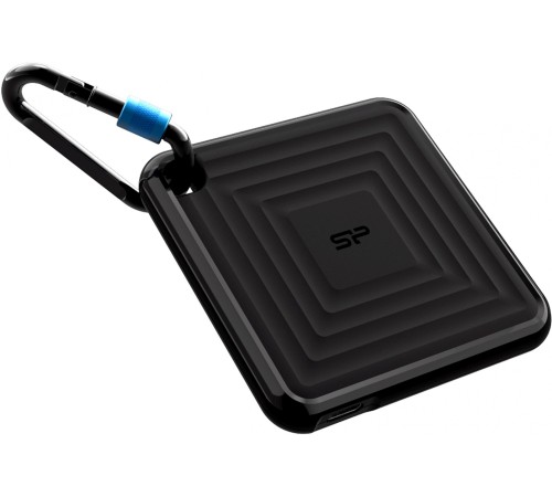 Твердотельный диск 512GB Silicon Power PC60, External, USB 3.2 Type-C [R/W - 540/500 MB/s] черный