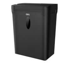 Шредер Deli ET014 черный с автоподачей (секр.P-4) фрагменты 5лист. 10лтр. пл.карты