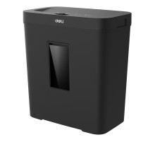 Шредер Deli ET021 черный с автоподачей (секр.P-4) фрагменты 8лист. 12лтр.