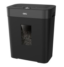 Шредер Deli ET023 черный с автоподачей (секр.P-4) фрагменты 8лист. 15лтр.